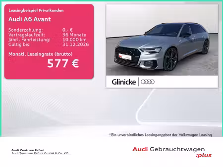 Audi A6 55 TFSI E 2.0 367 S line quattro