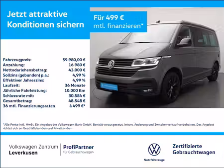 Volkswagen Transporter T6.1 2.0 TDI 150 Beach 4Motion