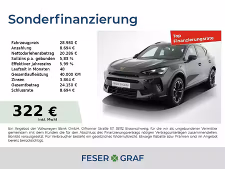 Cupra Formentor 1.5 TSI 150