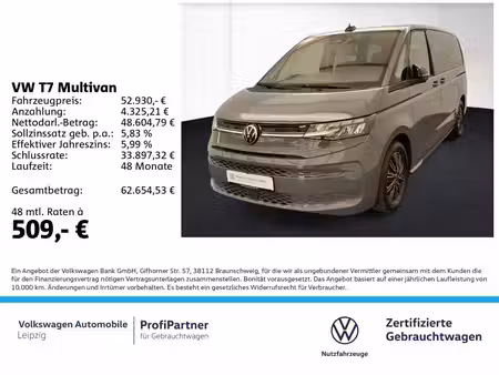 Volkswagen Multivan 2.0 TDI 150