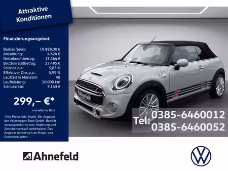 Mini Cabrio Cooper S 2.0 192