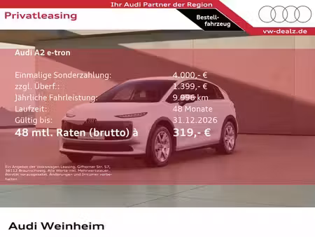 Audi A2 E-Tron 170