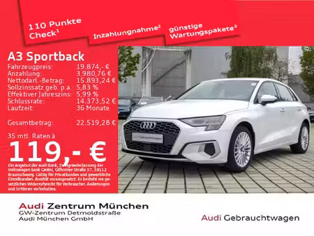 Audi A3 1.0 TFSI 150