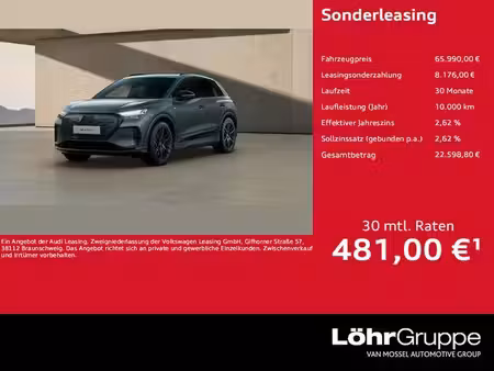 Audi Q4 e-tron 40 340 S line quattro