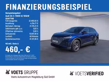 Audi Q4 e-tron 45 quattro