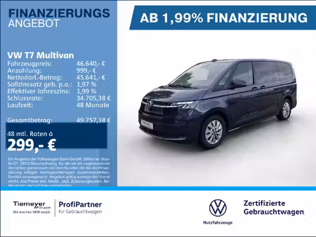 Volkswagen Multivan 2.0 TDI 150 Life