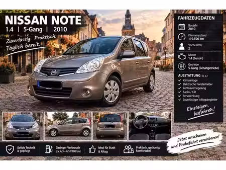 Nissan Note 1.4 88