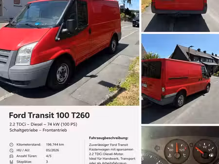 Ford Transit 2.0 100