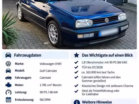 Volkswagen Golf 1.8 90