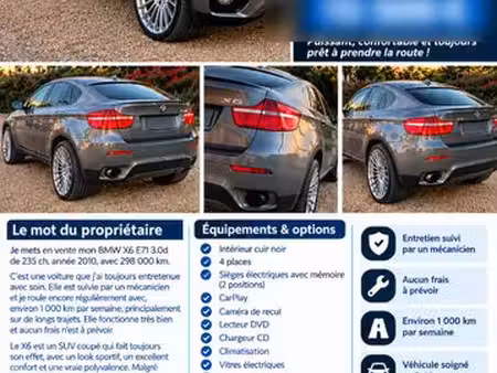BMW X6 30d 3.0 235