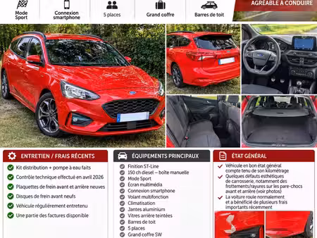 Ford Focus 2.0 TDCi 150 ST Line