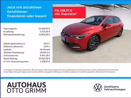 Volkswagen Golf 1.5 TSI 110