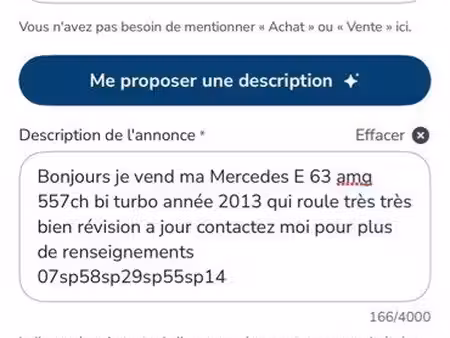 Mercedes-Benz Classe E E 63 AMG