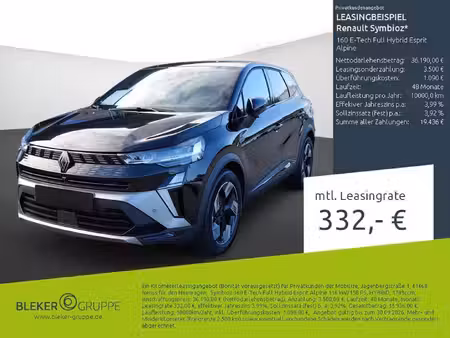 Renault Symbioz E-Tech 1.8 160 Esprit Alpine
