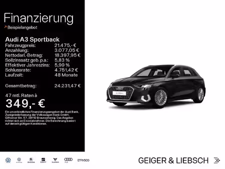 Audi A3 40 TFSI E 1.4 204