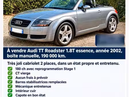 Audi TT 1.8 T 180