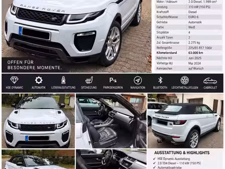 Land Rover Range Rover Evoque TD4 150 4x4