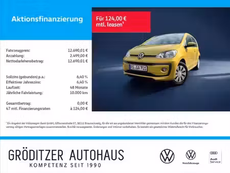 Volkswagen up! 1.0 65 Move up!