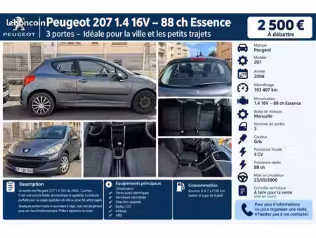 Peugeot 207 1.4 90
