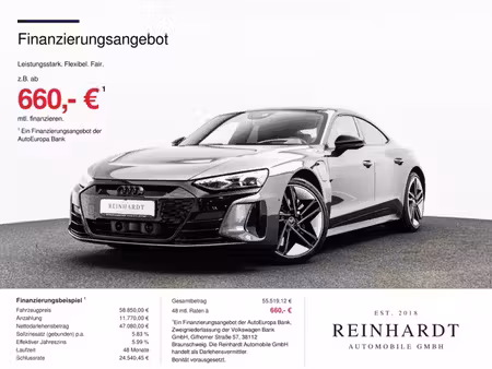 Audi e-tron GT RS 598 quattro