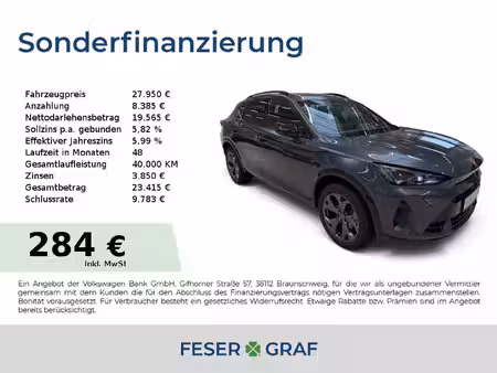 Cupra Formentor 1.5 TSI 150