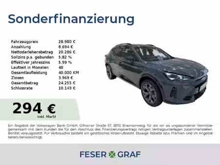 Cupra Formentor 1.5 TSI 150