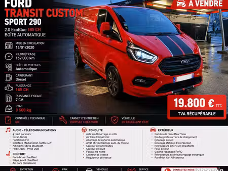 Ford Transit 2.0 185 Sport