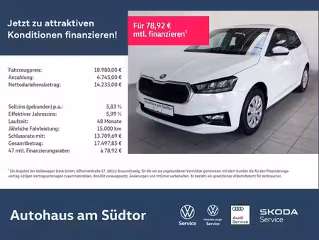 Škoda Fabia 1.0 MPI 80