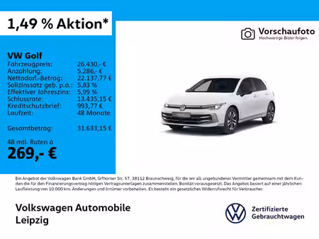 Volkswagen Golf 1.5 TSI 150