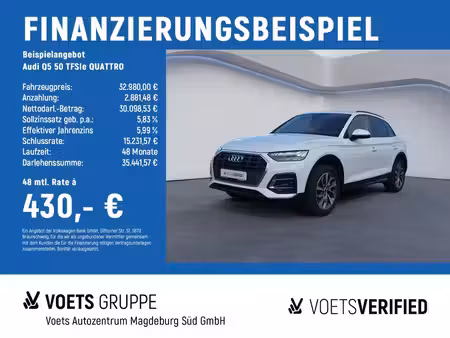 Audi Q5 50 TFSI E 2.0 299 quattro