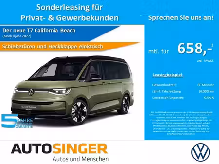 Volkswagen Transporter T7 Beach