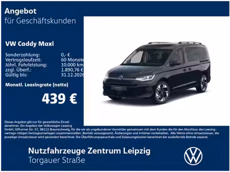 Volkswagen Caddy 2.0 TDI 122