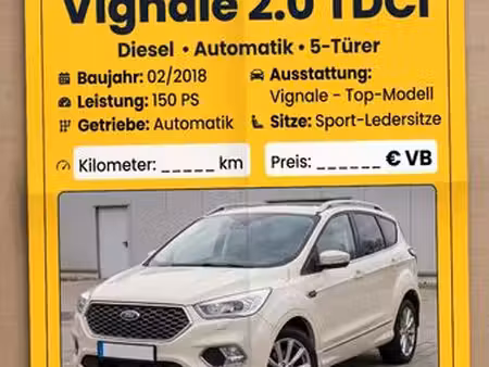 Ford Kuga 2.0 TDCi 150 Vignale 4x4
