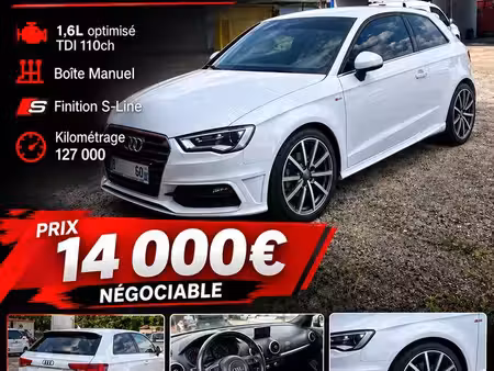 Audi A3 1.6 TDI 110 S line