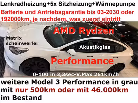 Tesla Model 3 Performance 482 PUP 4x4
