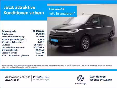 Volkswagen Multivan 4Motion