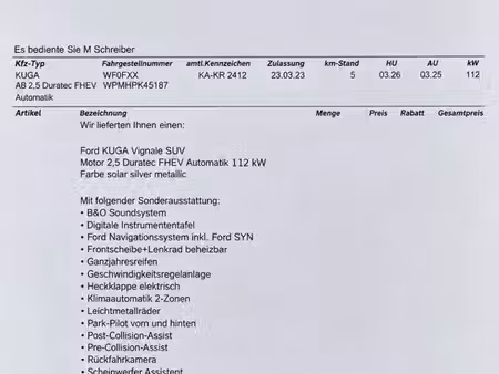 Ford Kuga 2.5