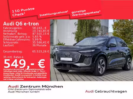 Audi Q6 E-Tron 387 S line quattro