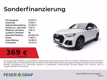 Audi Q5 50 TFSI E 2.0 299 quattro