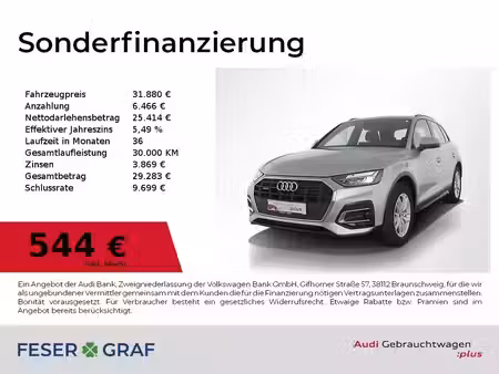 Audi Q5 50 TFSI E 2.0 299 quattro