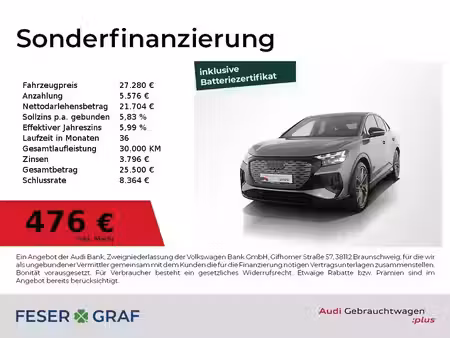 Audi Q4 Sportback E-Tron 35 170