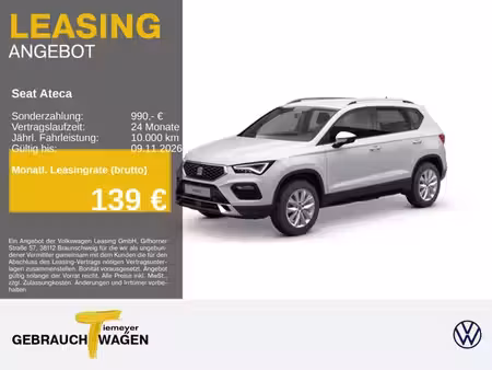 Seat Ateca 1.5 TSI 150 Style