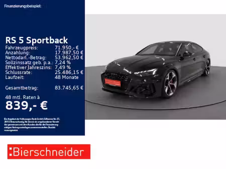 Audi A5 RS5 V6 2.9 TFSI 450 quattro