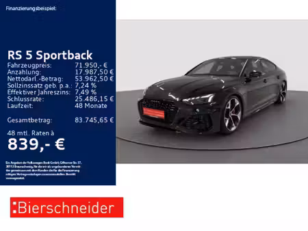 Audi A5 RS5 V6 2.9 TFSI 450 Competition quattro