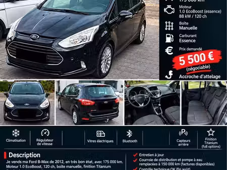 Ford B-max 1.0 120
