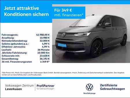 Volkswagen Multivan 1.4 TSI 136 Life