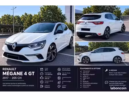 Renault Mégane GT 1.6 TCe 205