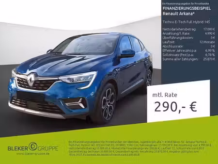 Renault Arkana E-Tech 1.6 145 Techno