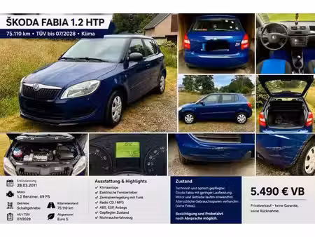 Škoda Fabia 1.2 60 Peps