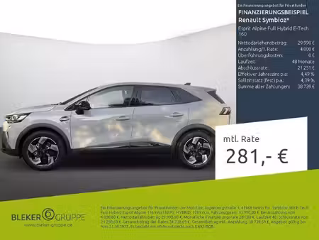 Renault Symbioz E-Tech 1.8 160 Esprit Alpine